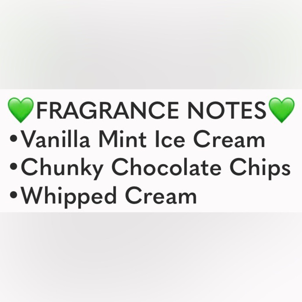 BATH AND BODY WORKS Mint Chocolate Chip Milkshake 3-Wick Candle - Picture 2 of 6